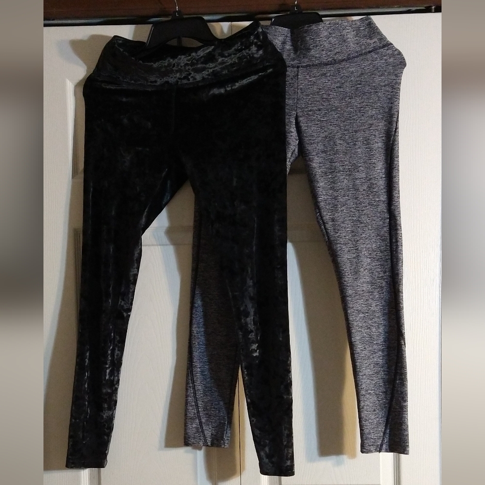 V.S PINK Legging Bundle 2PC@Velvet +Pink Yoga